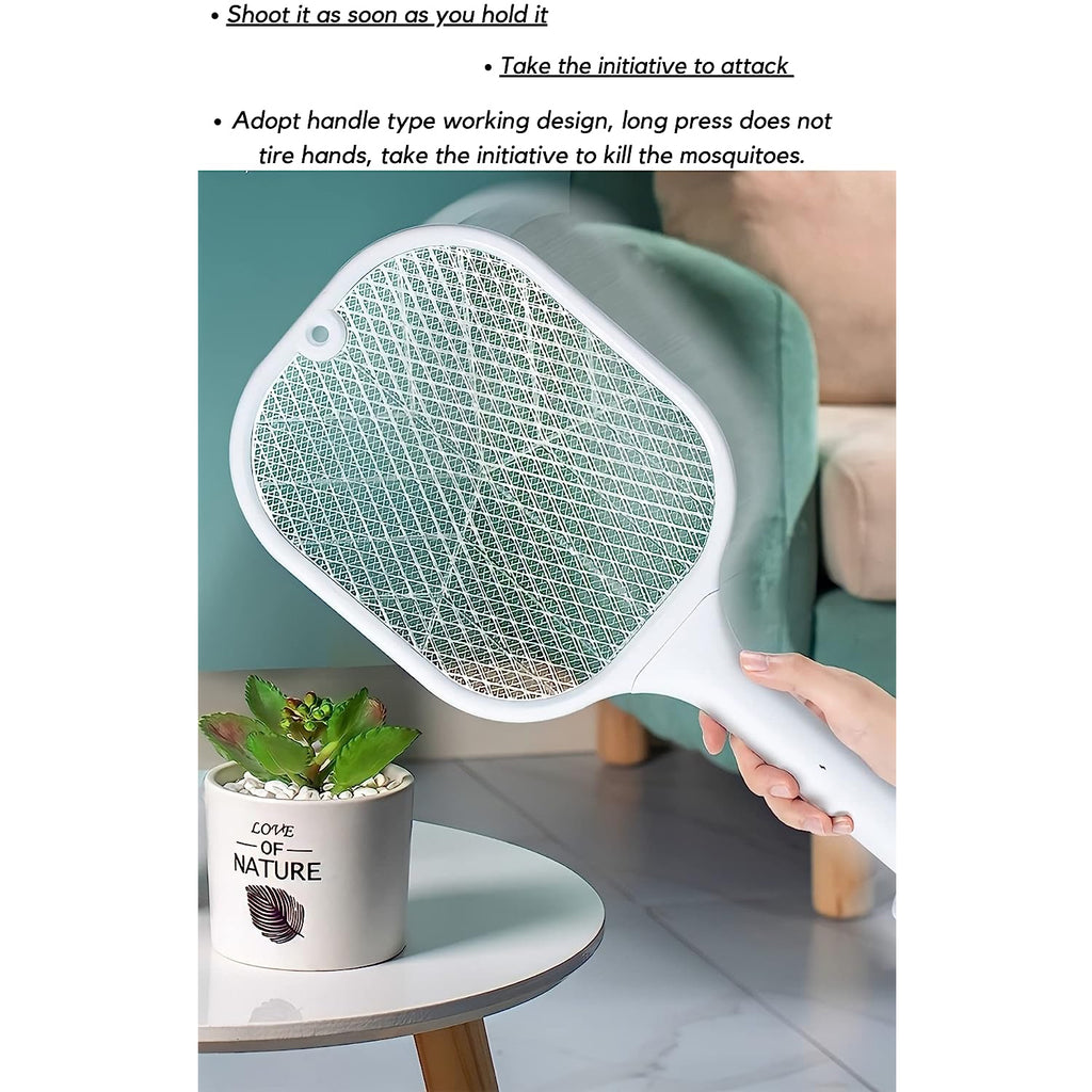 1747 Mosquito Killer Racket Rechargeable Automatic Electric Fly Swatter Mosquito Zapper Racket With Uv Light Lamp Mosquito Swatter With Usb Charging Base Electric Insect Killer Racket Machine Bat