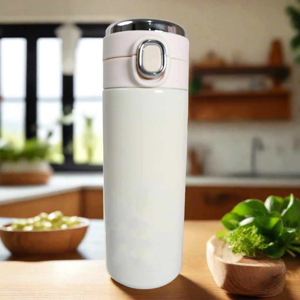 Smart Vacuum Insulated Water Bottle With Led Temperature Display Cold Hot Leak Proof Office Bottle Gym Home Kitchen Hiking Trekking Travel Bottle (Mix Color Design)
