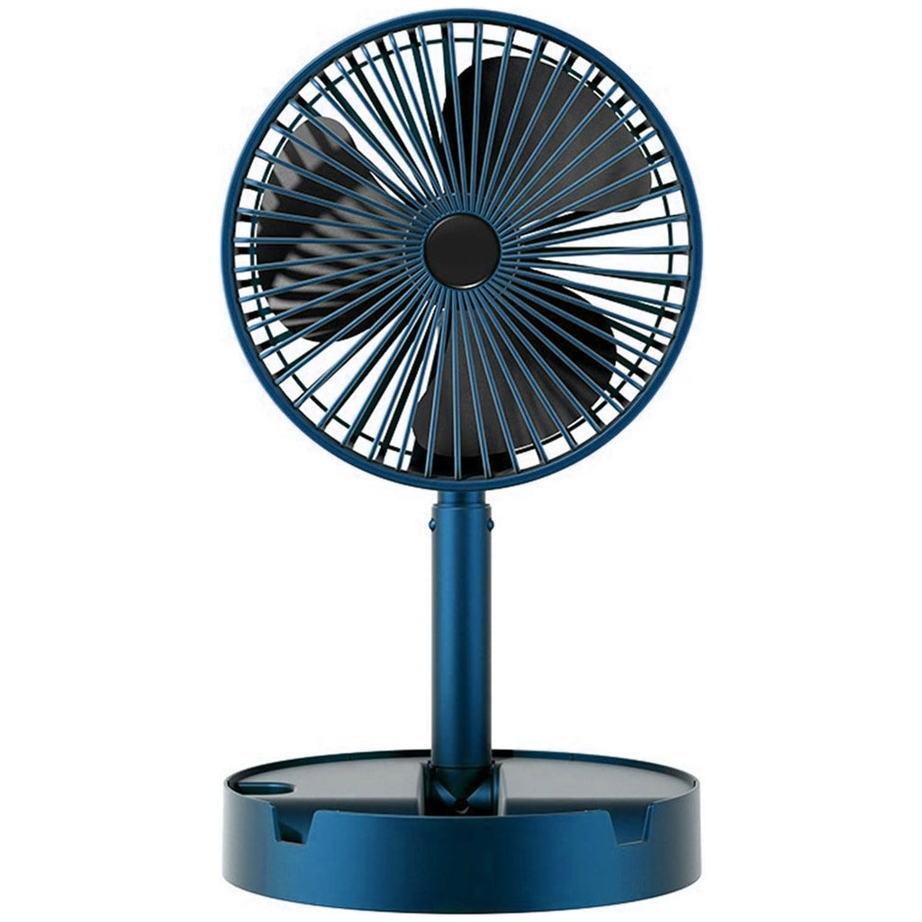 4642 Telescopic Electric Desktop Fan Height Adjustable Foldable Portable For Travelcarry Silent Table Top Personal Fan For Bedside Office Table (Battery Not Include)