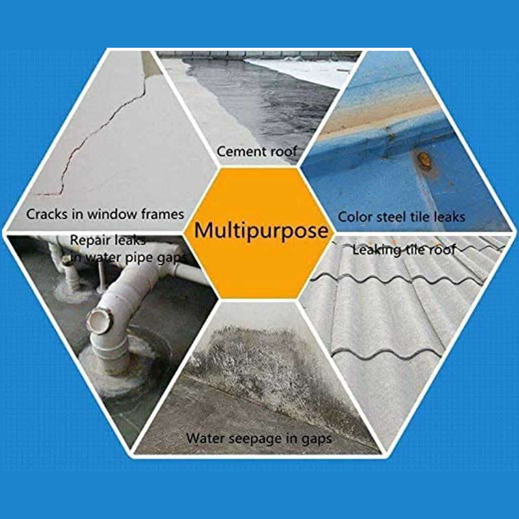 1332 Waterproof Leak Filler Spray Rubber Flexx Repair Sealant - Point To Seal Cracks Holes Leaks Corrosion More For Indoor Or Outdoor Use Black Paint (450 Ml)