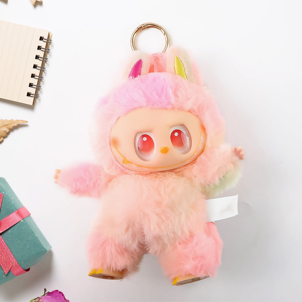 La-Bubu Doll Cartoon Key Chain 1 Pc - Original Pink Version 2025