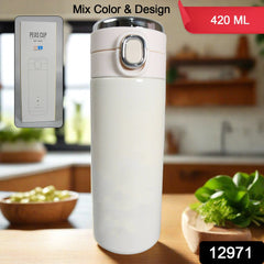Smart Vacuum Insulated Water Bottle With Led Temperature Display Cold  Hot  Leak Proof  Office Bottle  Gym  Home  Kitchen  Hiking  Trekking  Travel Bottle (Mix Color  Design)