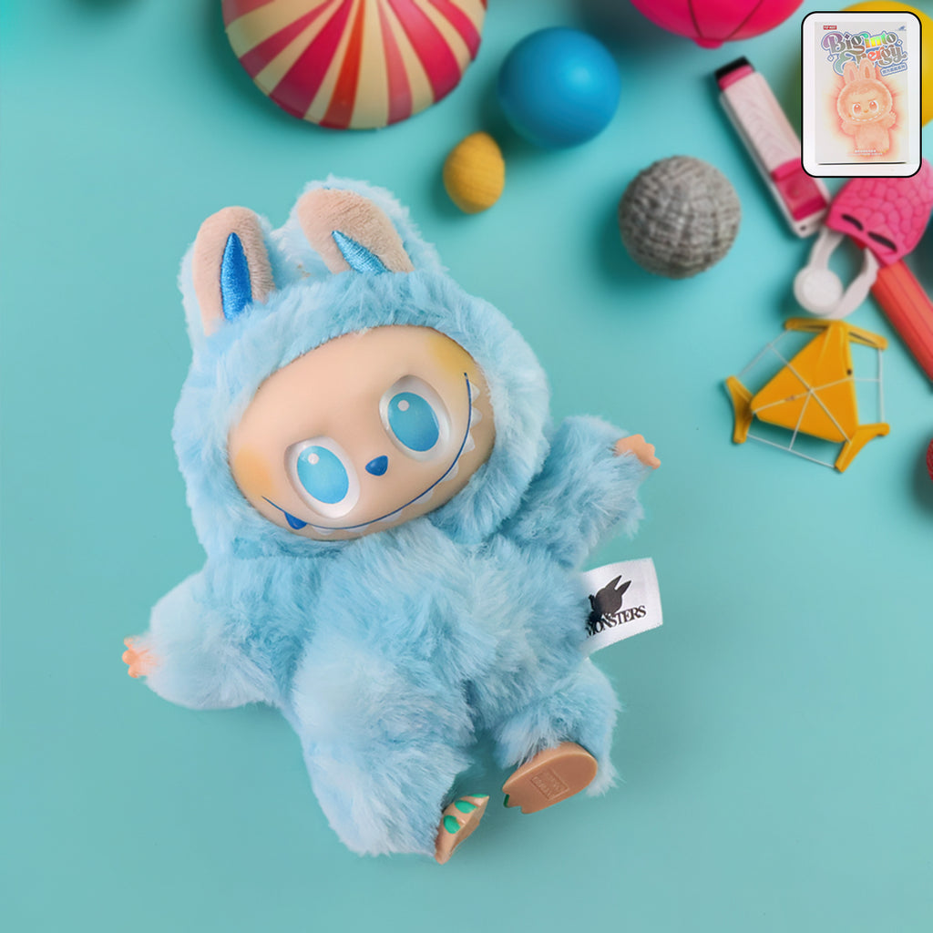 La-Bubu Doll Cartoon Key Chain 1 Pc - Original Sky-Blue Version 2025