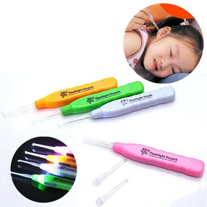 611 Led Flashlight Earpick With Tweezer