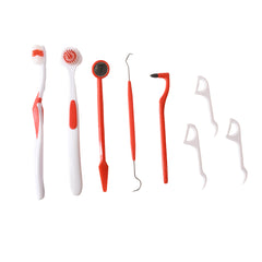 Ergonomically Designed Anti-slip Handles  Durable Plastic And Stainless Steel Tools  Helps Remove Plaque Tartar And Food Particles  Ideal For Use Between Dentist Visits  Travel-friendly And Hygienically Packaged