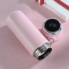 Smart Vacuum Insulated Water Bottle With Led Temperature Display Cold  Hot  Leak Proof  Office Bottle  Gym  Home  Kitchen  Hiking  Trekking  Travel Bottle (Mix Color  Design)