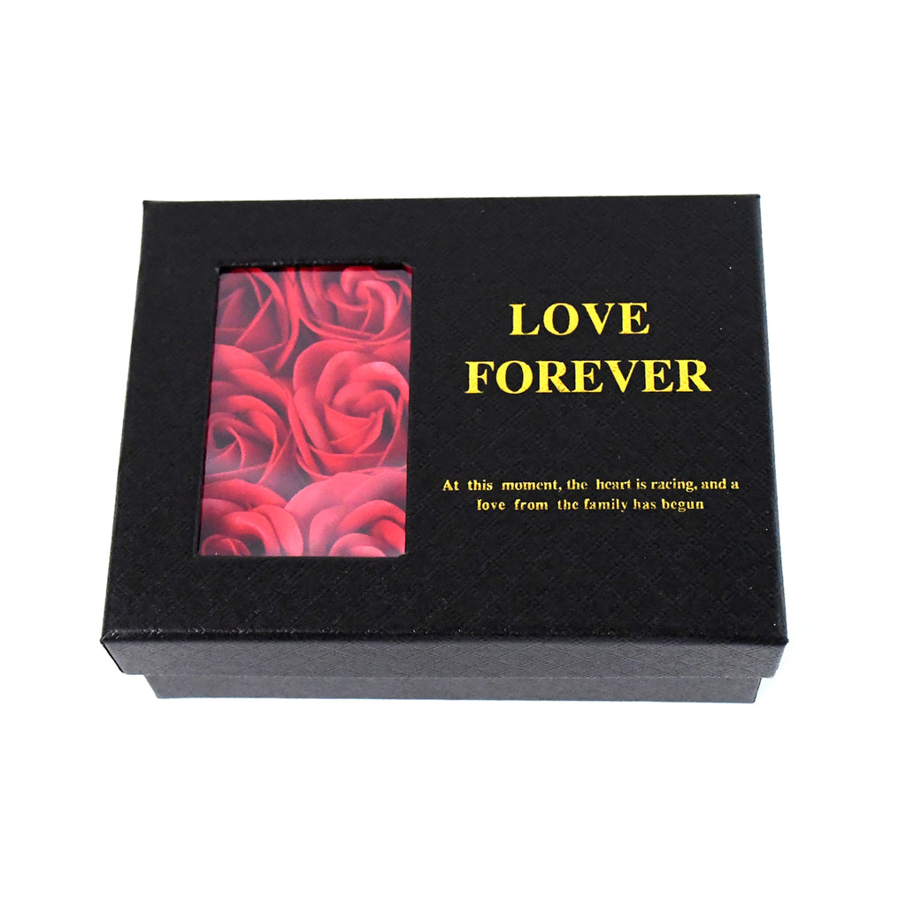 Rose Flower Gift Box Handmade Eternal Rose with I Love You Necklace