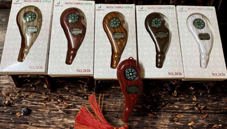 Jaap Moksh Yantra - Digital Tally Counter Woodgrain look finish/Timber look texture Chanting machine (For Zikr/ Naam Jaap ) - Multi-Colour