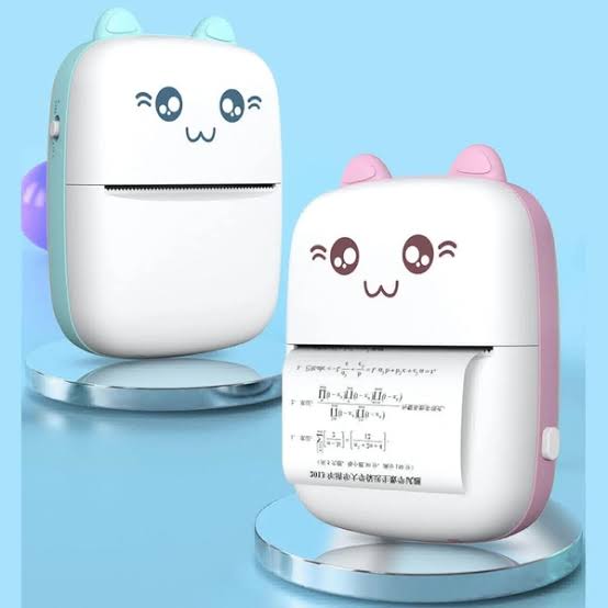 Pocket Mini Bluetooth Thermal Printer with App – Portable Photo Printer (1 Roll Paper Included)