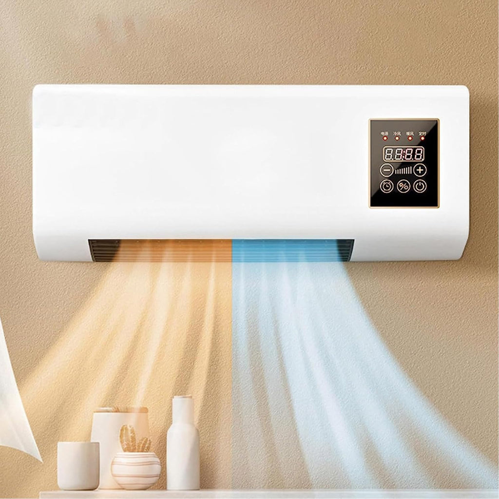 Wall Mounted Mini Air Conditioner Cooling and Heating Dual Purpose Small Air Conditioning with Remote Control