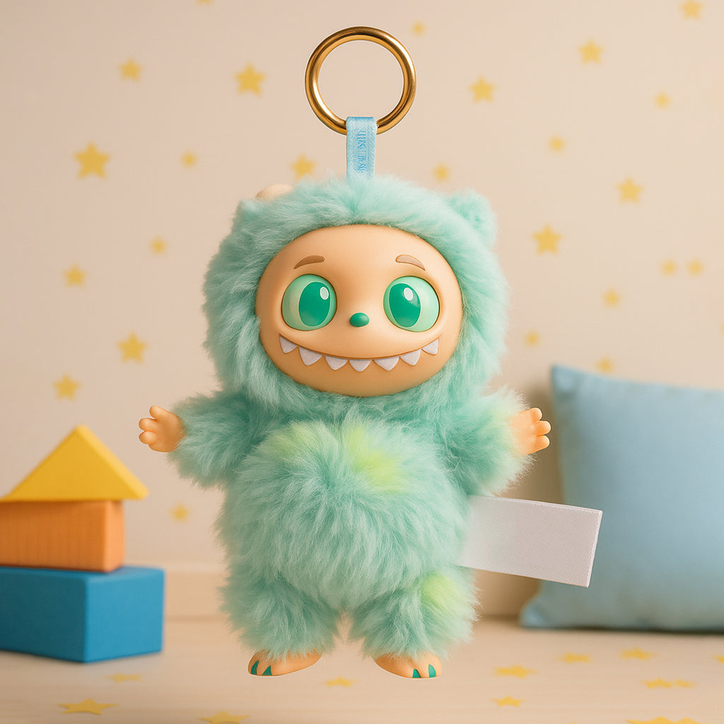 La-Bubu Doll Cartoon Key Chain 1 Pc - Original Mint Green Version 2025