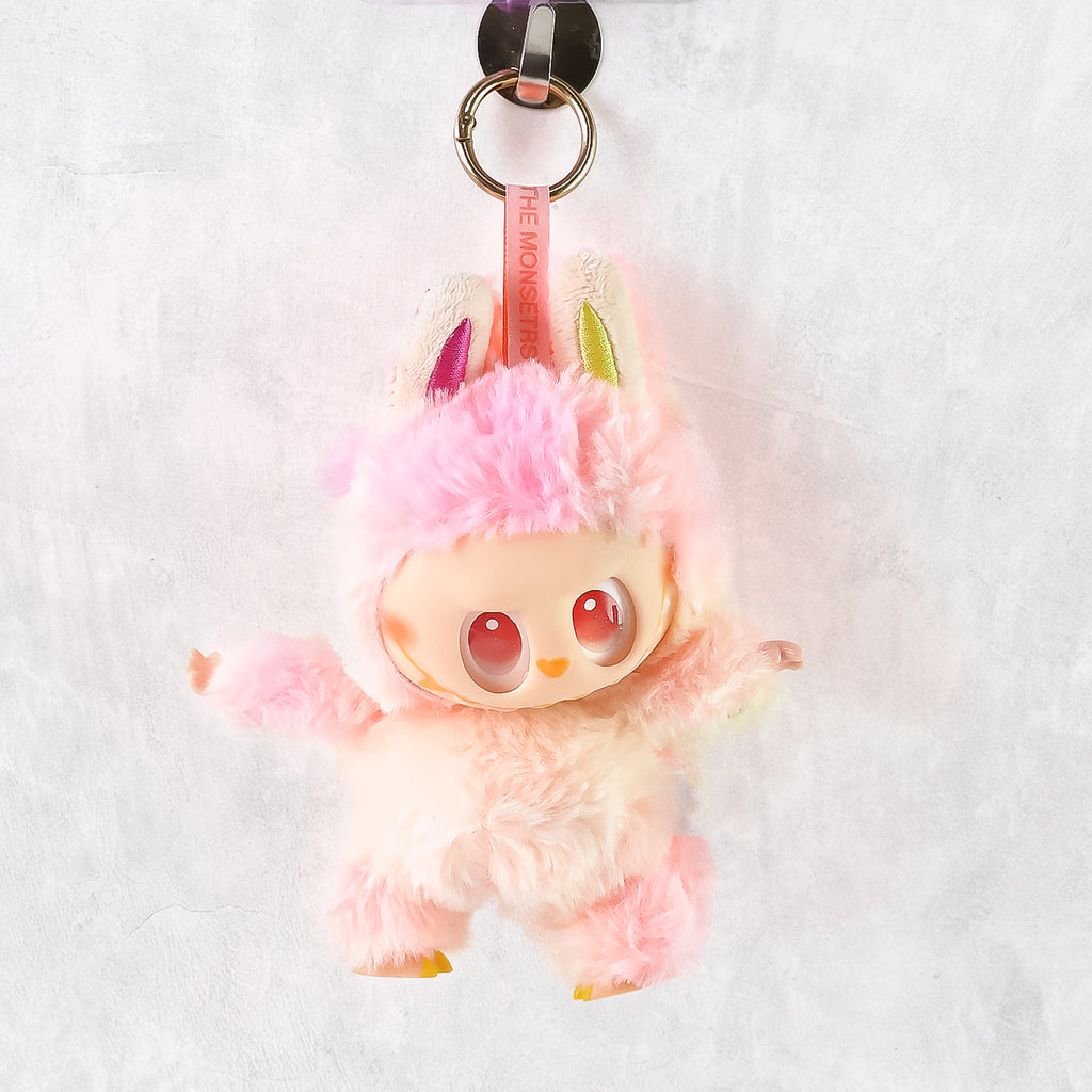 La-Bubu Doll Cartoon Key Chain 1 Pc - Original Pink Version 2025
