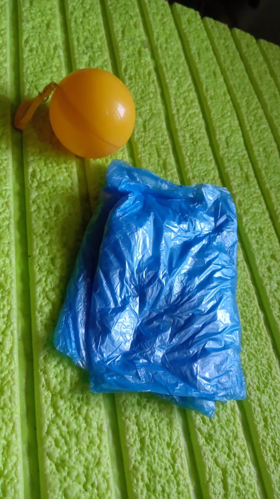 12742 Disposable Raincoat For Kids With Hood And Attachable Round Case Clear Plastic Raincoats For Emergency Girls Boys Disposable Emergency Ball Raincoat For Traveling And Outdoor Activities (1 Pc  Multicolor)