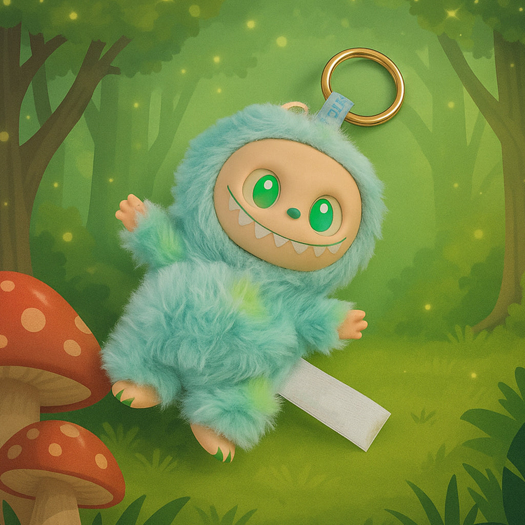 La-Bubu Doll Cartoon Key Chain 1 Pc - Original Mint Green Version 2025