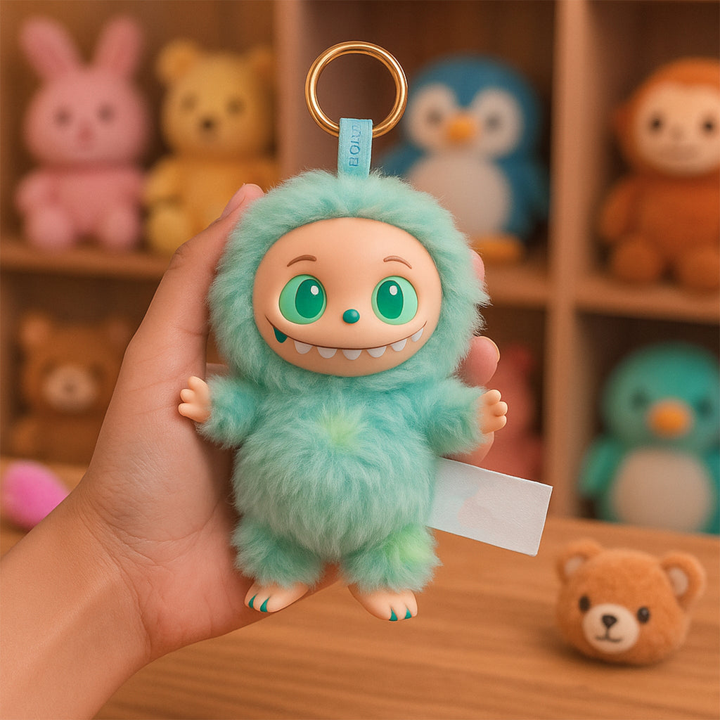 La-Bubu Doll Cartoon Key Chain 1 Pc - Original Mint Green Version 2025