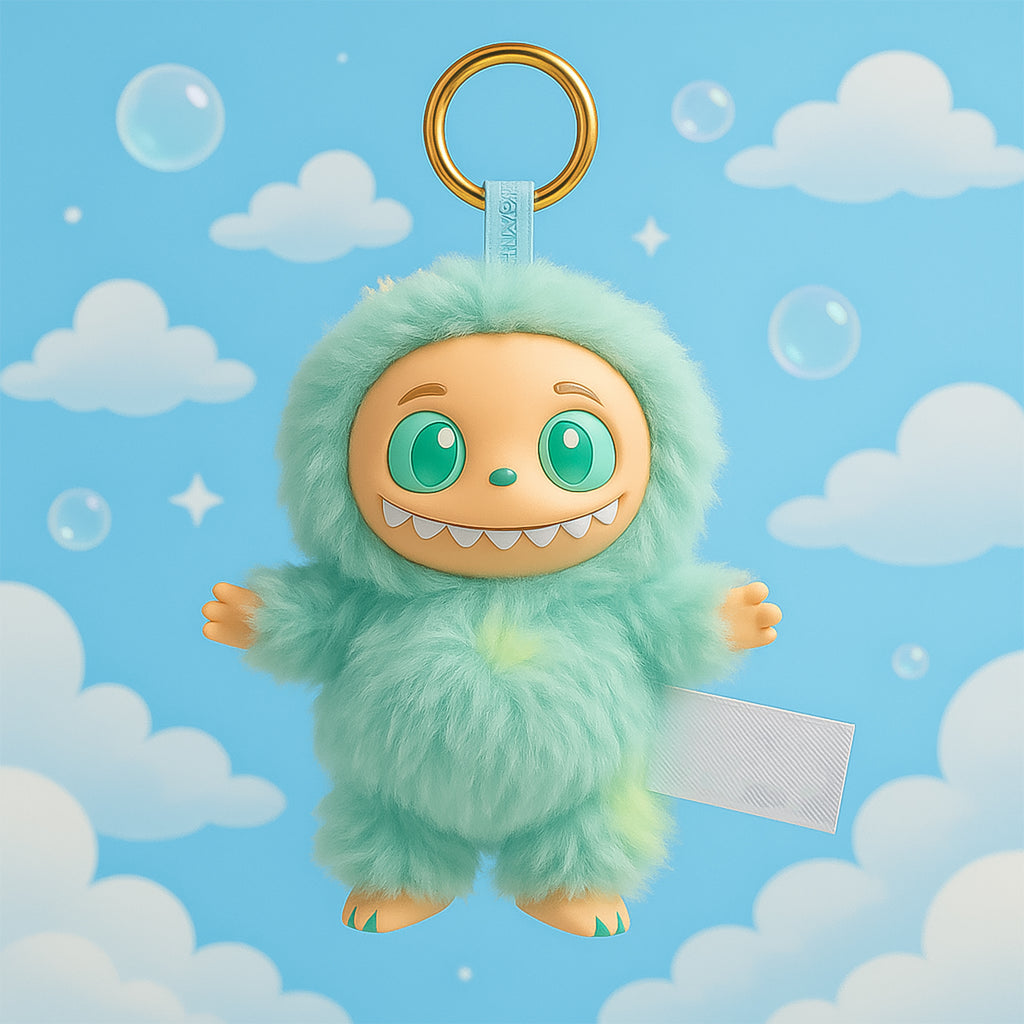 La-Bubu Doll Cartoon Key Chain 1 Pc - Original Mint Green Version 2025