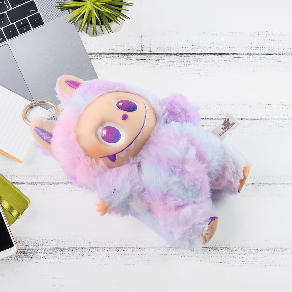 La-Bubu Doll Cartoon Key Chain 1 Pc - Original Purple Version 2025